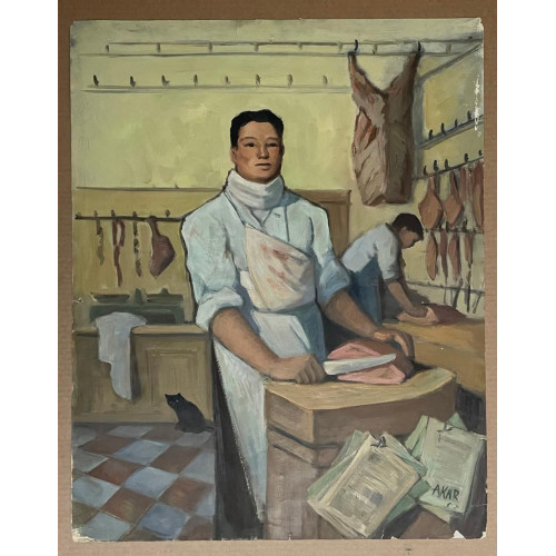 Картина Мясник, художник Карвовский Алексей Васильевич