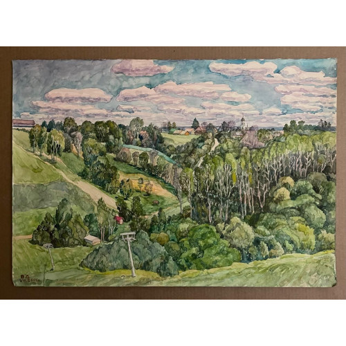 Картина Просторы родного края, художник Дыминский Виктор Бронеславович