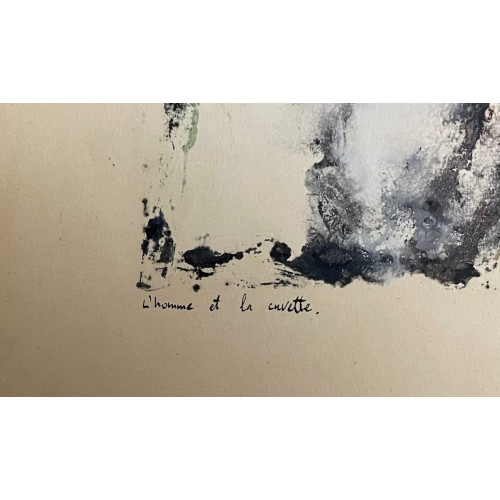 Картина Человек с чашей 1963 год, художник Рапопорт Алек 