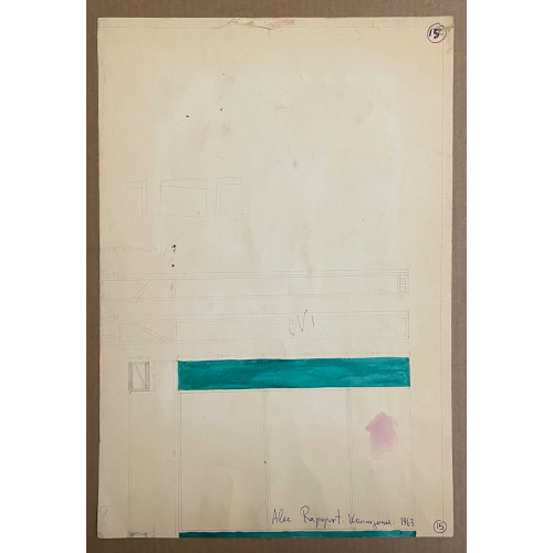 Картина Человек с чашей 1963 год, художник Рапопорт Алек 