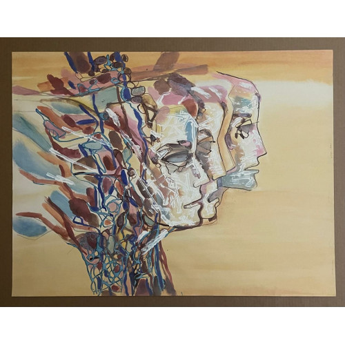 Картина Женщины и мужчины, художник Шафранский Александр Степанович