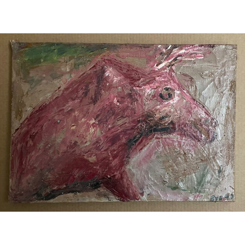 Картина Лось, художник Бух Феликс Аронович