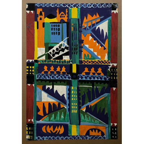 Картина Город со стороны, художник Джемаль Джаид Шамильевич