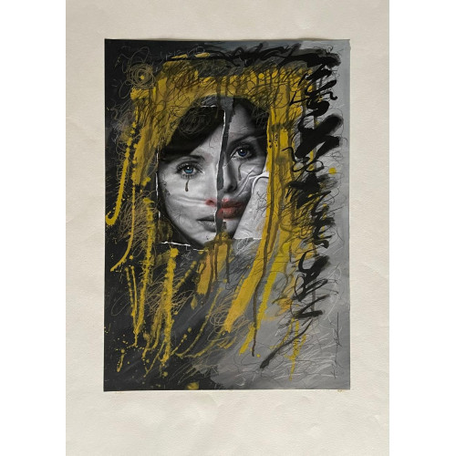 Картина Портрет с журнала, художник Григорьев Александр Ефимович