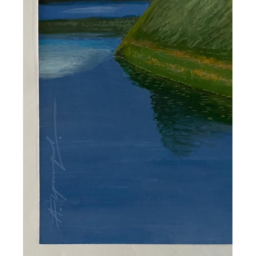 Картина Чистый воздух рядом с церковью, художник Григорьев Александр Ефимович