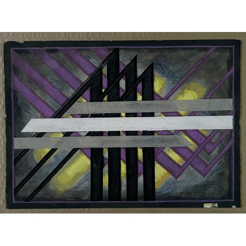 Картина Абстракция с линиями, художник Григорьев Александр Ефимович