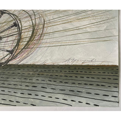 Оп-арт на велосипеде