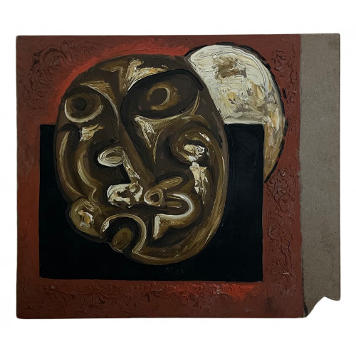 Картина Портрет Васи 1972 год, художник Смирнов Алексей Глебович (фон Раух) 