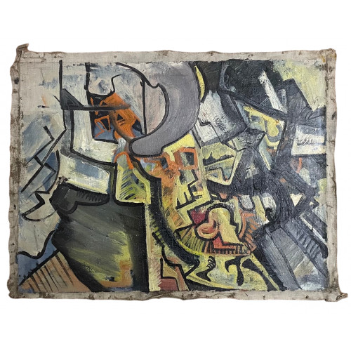 Картина Абстракция по ступеням, художник Смирнов Алексей Глебович (фон Раух) 