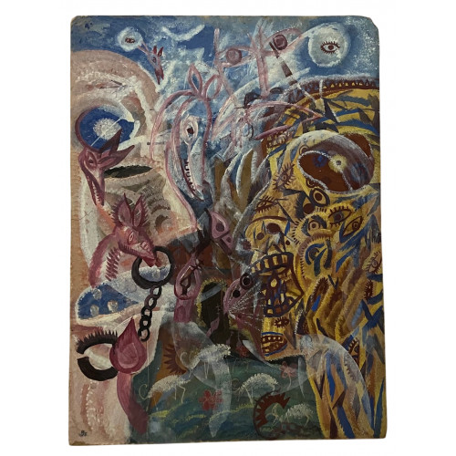 Картина Происшествие, художник Смирнов Алексей Глебович (фон Раух) 