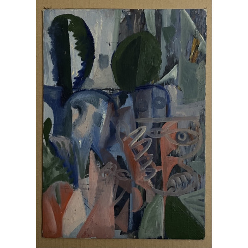 Картина Абстрактные формы фигур, художник Смирнов Алексей Глебович (фон Раух) 