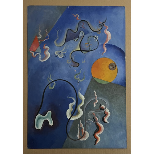 Картина Сюр абстракция, художник Смирнов Алексей Глебович (фон Раух) 