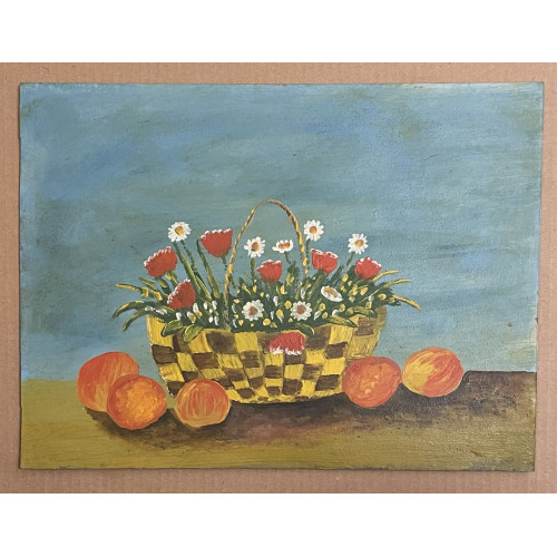 Картина Натюрморт с персиками, художник Григорьев Василий Васильевич 