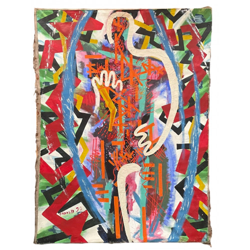 Картина Адам 1990 год, художник Скопов Юрий Михайлович