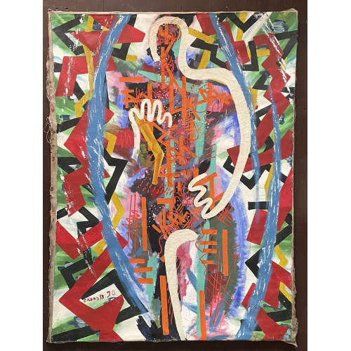 Картина Адам 1990 год, художник Скопов Юрий Михайлович