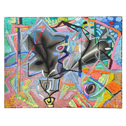 Картина Композиция Коллаж, художник Гогуадзе Альберт 