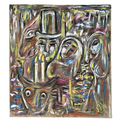 Картина Дни поминовения, художник Заполянский Гавриил Аронович 