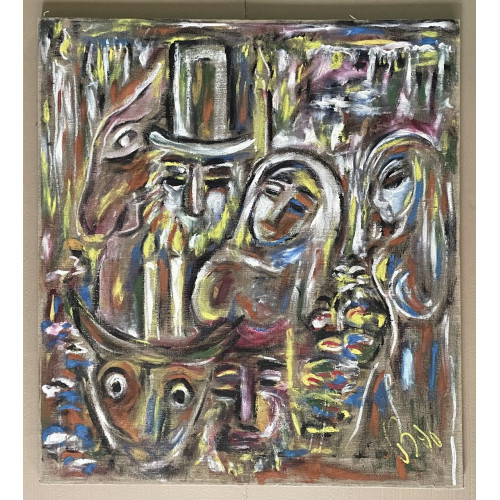 Картина Дни поминовения, художник Заполянский Гавриил Аронович 