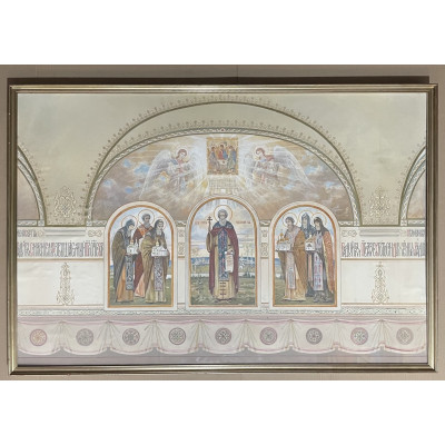 Роспись Сергиевского трапезного зала