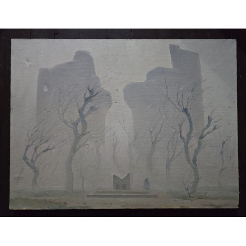 Картина Портальные руины мечети Биби-Ханум в Самарканде, художник Брынских Борис Александрович