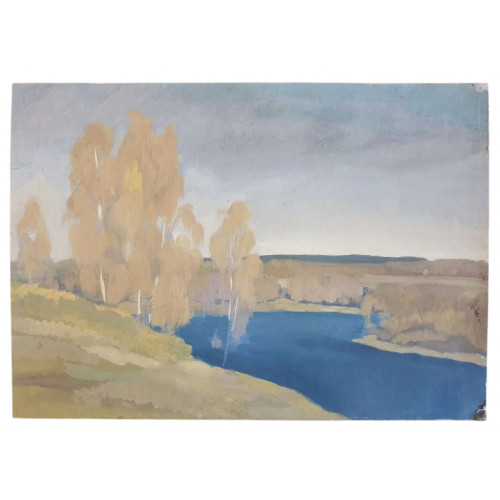 Картина Осенняя даль, художник Качанов Юрий Степанович