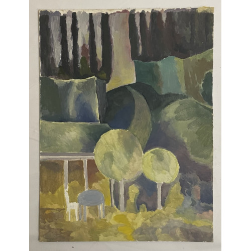 Картина Пейзаж с дорогой 2008 г, художник Шорц Владимир Антонович 