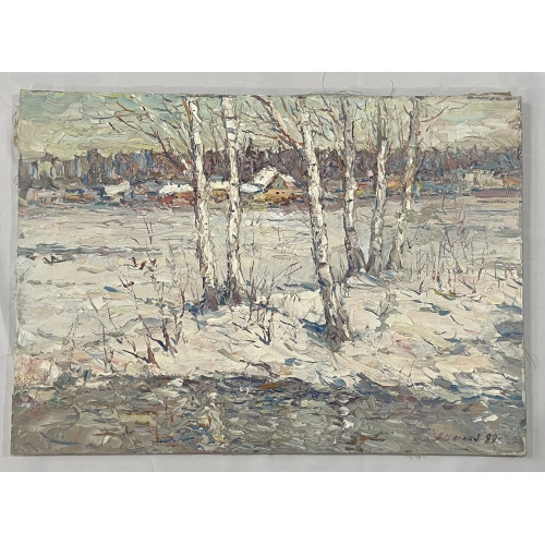 Картина Последняя весна XX века, художник Школин Анатолий Фомич