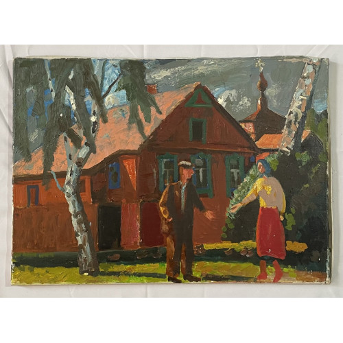 Картина Всегда вместе на прогулку, художник Кулаков Вадим Алексеевич