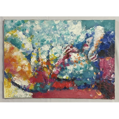 Картина Дама с формами, художник Курдюков Владимир Дмитриевич 