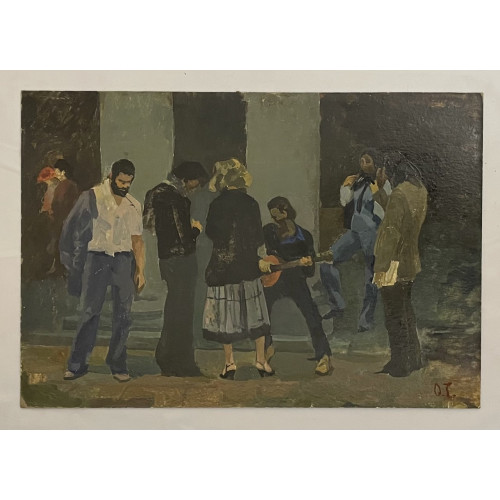 Картина Молодежь Парижа, художник Тихомирова Ольга Вячеславовна