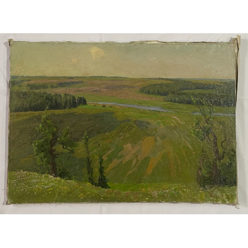 Картина Вятские дали, художник Тихомиров Леонид Петрович