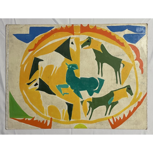 Картина Чужак, художник Джемаль Джаид Шамильевич