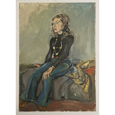 Портрет в джинсах клеш