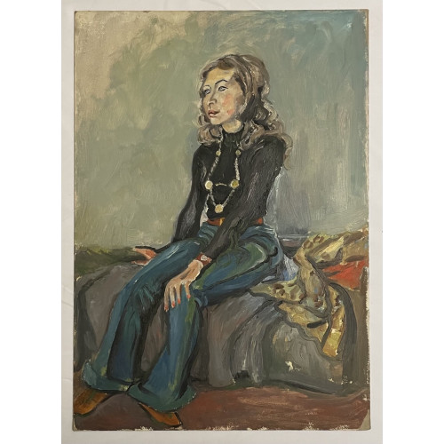 Картина Портрет в джинсах клеш, художник Гордеев Дмитрий Иванович