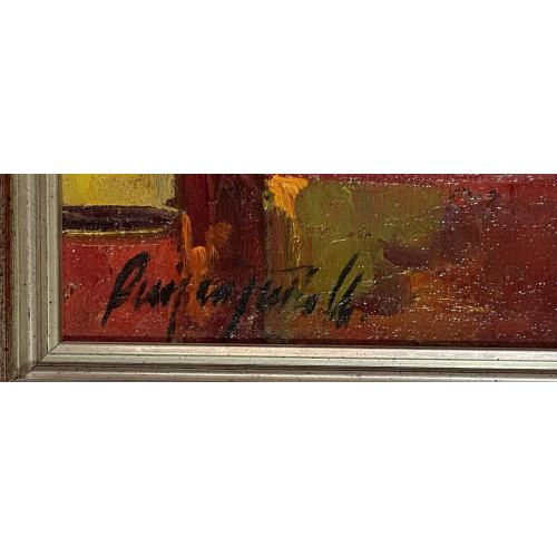 Картина Красный интерьер, художник Балаян Альберт Арменакович