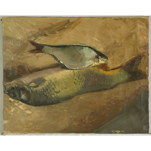 Картина Речной улов, художник Гапоненко Тарас Гурьевич