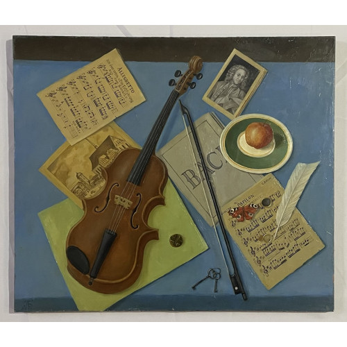 Картина Натюрморт со скрипкой, художник Барвенко Алексей Викторович
