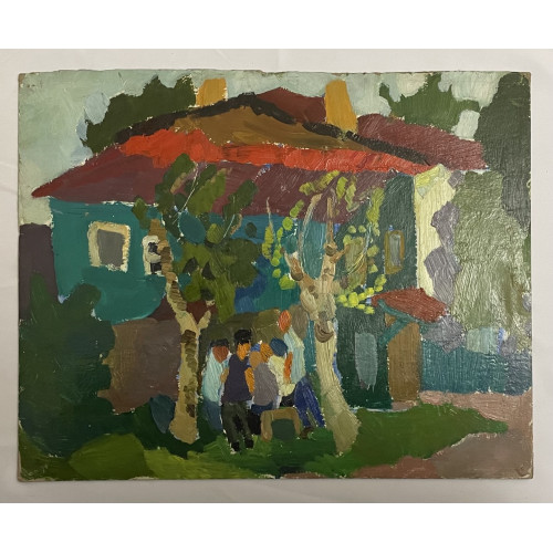 Картина Настольные игры, художник Лотова Ирина Николаевна