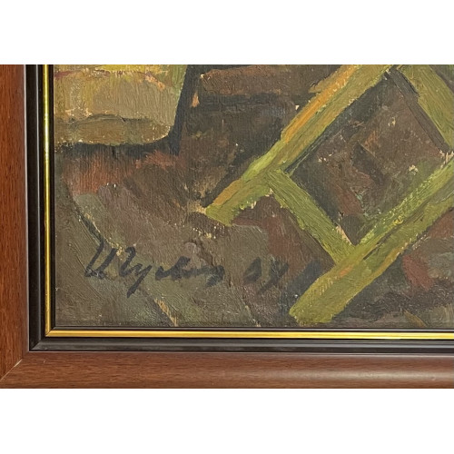 Картина Цветы и платок на столе, художник Гурвич Иосиф Наумович