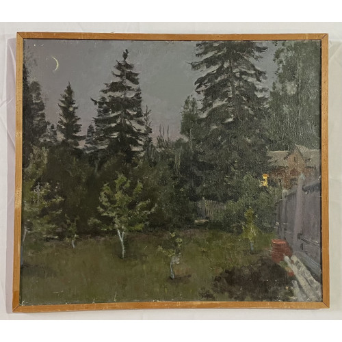 Картина Полумесяц. Светлая ночь, художник Штраних Владимир Фёдорович