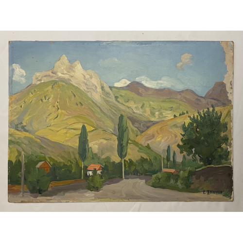 Картина Горные просторы, художник Дунчев Сергей Яковлевич
