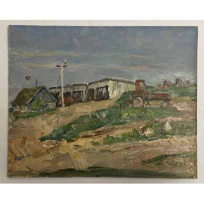 Сарай на пригорке