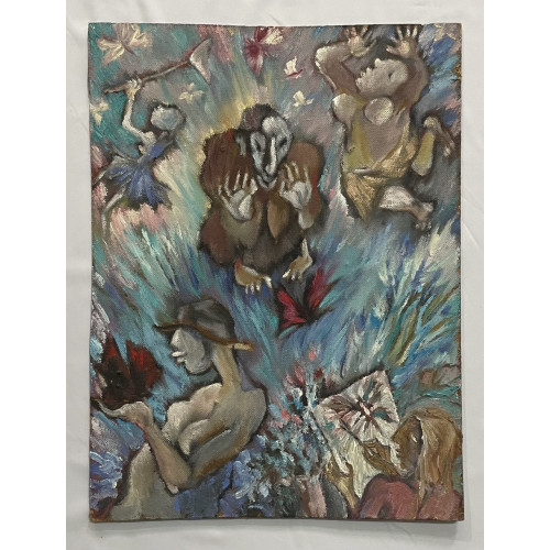 Картина Охота на бабочек, художник Эдельман Галина Самсоновна