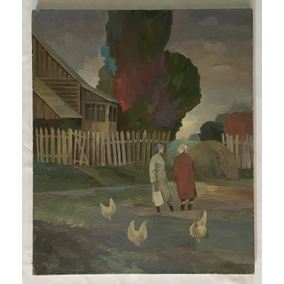 Подружки встретились вечерком