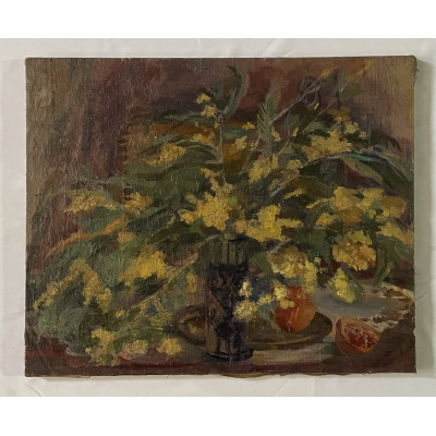 Мимоза и гранат