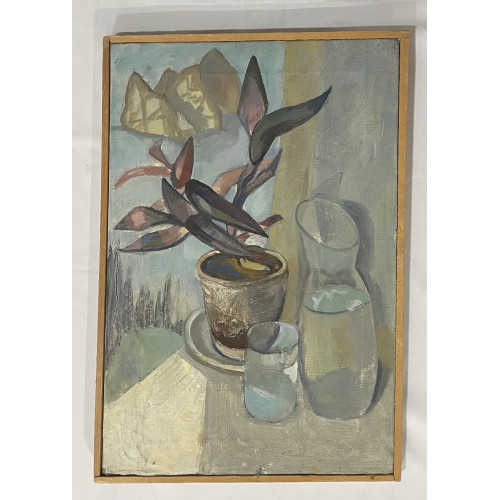 Картина Графин и цветок , художник Рудаков Михаил Захарьевич