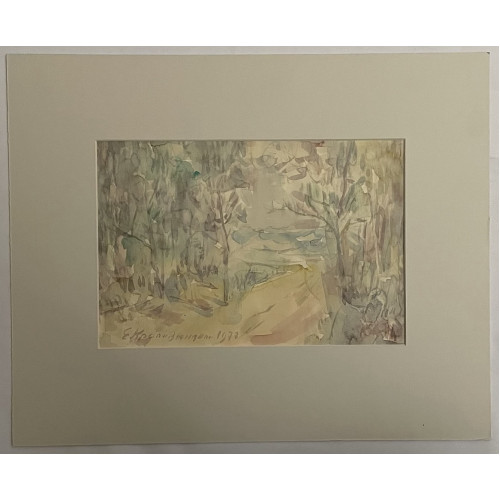 Картина Светлый пейзаж, художник Кропивницкий Евгений Леонидович