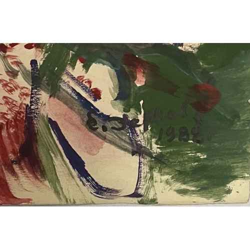 Картина Сирень 1988 год, художник Зернова Екатерина Сергеевна