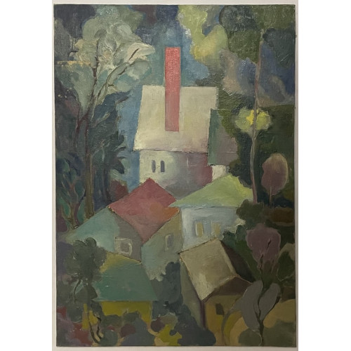 Картина Город Варена, художник Шорц Владимир Антонович 