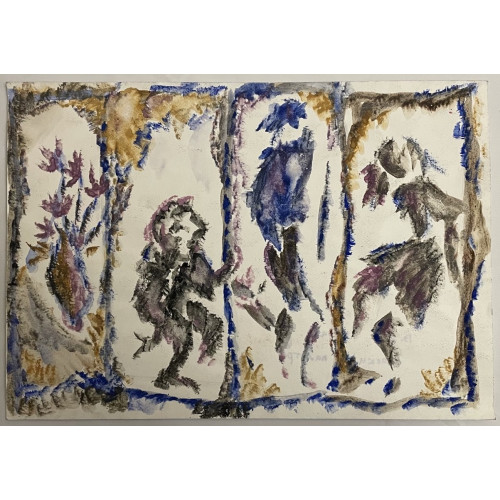 Картина Утехи. Краски на палитре, художник Эдельман Галина Самсоновна